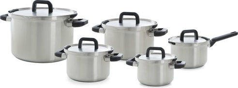 BK Flow Cool Kookpotten Set 5 delig Veilig Afgietsysteem D L